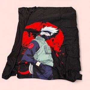 Anime Character Black and Red Duvet Cover with pillowcase